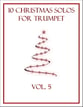 10 Christmas Solos for Trumpet (Vol. 5) P.O.D. cover